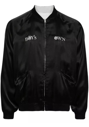 Toga Virilis x Boy's Own embroidered bomber jacket - Black