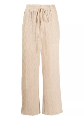 Henrik Vibskov Naptune straight-leg plissé trousers - Neutrals