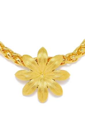 DESTREE Elizabeth floral-detail necklace - Gold