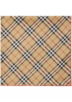 Burberry Vintage Check silk scarf - Neutrals