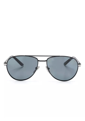 Prada Eyewear logo-print sunglasses - Silver