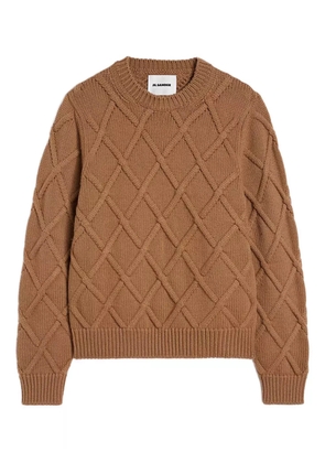 Jil Sander chunky-knit sweater - Brown