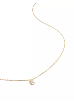 Monica Vinader 14kt yellow gold small Initial G necklace