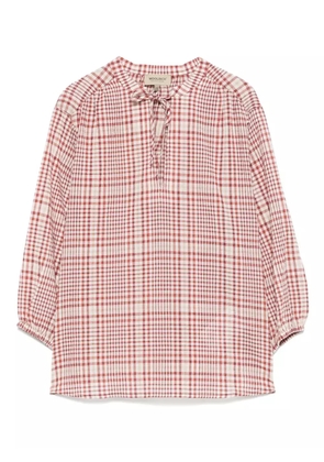 Woolrich checkered blouse - White