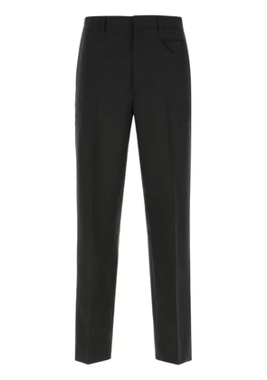 Prada Triangle-logo trousers - Black
