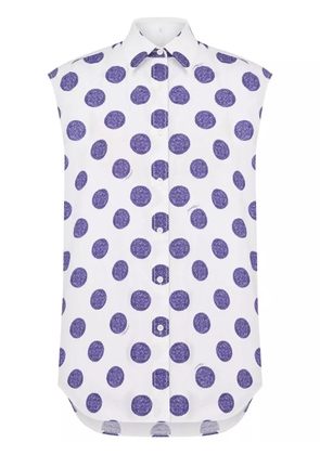 Moschino polka dot-print shirt - White