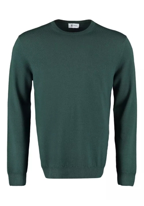 THE (Alphabet) crew-neck wool pullover - Green