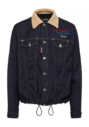 DSQUARED2 cotton-blend denim jacket - Blue