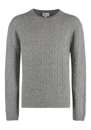 THE (Alphabet) cable-knit sweater - Grey