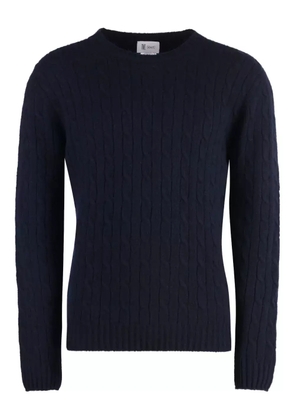 THE (Alphabet) cable-knit sweater - Black