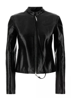 Courrèges City vinyl-effect jacket - Black