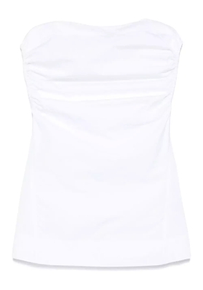 TOTEME gathered top - White