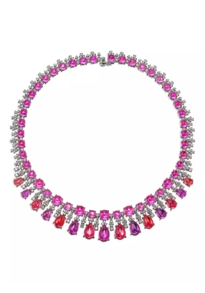 Anabela Chan 18K white gold Tutti Frutti necklace - Pink