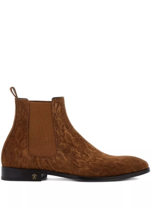Roberto Cavalli suede ankle boots - Brown