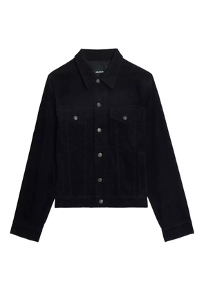 Zadig&Voltaire Bases corduroy button-fastening jacket - Black
