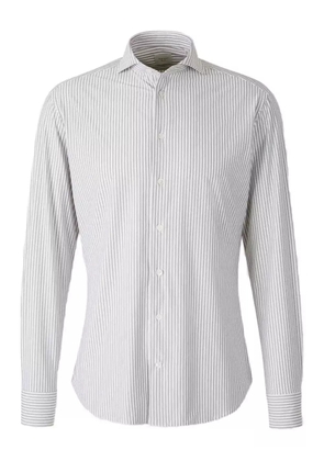 Traiano Milano striped buttoned shirt - White