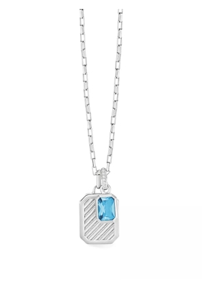 DOWER AND HALL Octagon Humbug Paperclip necklace - Silver