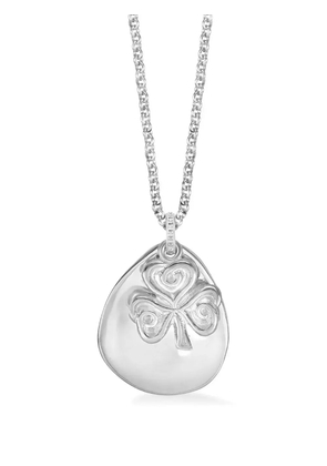 DOWER AND HALL clover-motif necklace - Silver