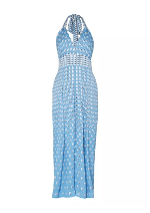 Temperley London Cowrie print jumpsuit - Blue