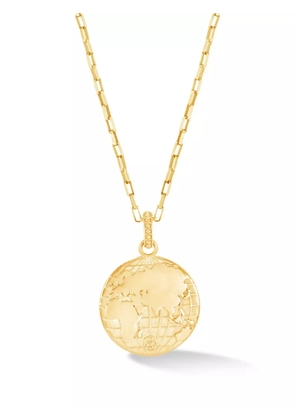 DOWER AND HALL One World talisman necklace - Gold