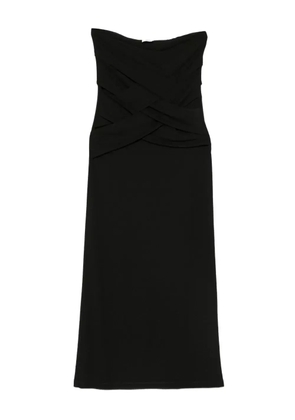 Nanushka drape-detail maxi skirt - Green