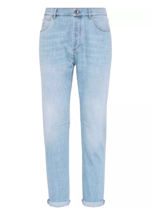 Brunello Cucinelli tapered-leg jeans - Blue