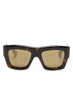 Gucci Eyewear square-frame sunglasses - Brown