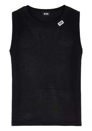 GCDS knitted tank top - Black