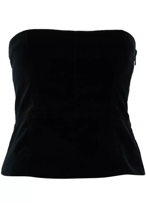 TOM FORD cotton velvet corset - Blue