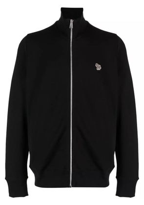 PS Paul Smith zebra-patch zip-fastening sweatshirt - Black