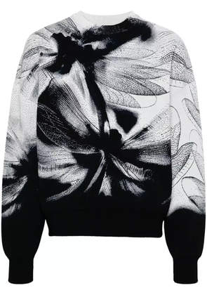 Alexander McQueen Dragonfly-print sweatshirt - Black