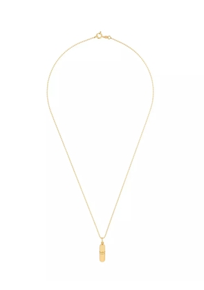True Rocks small pill pendant necklace - Metallic