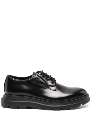 Giuliano Galiano lace-up leather Derby shoes - Black