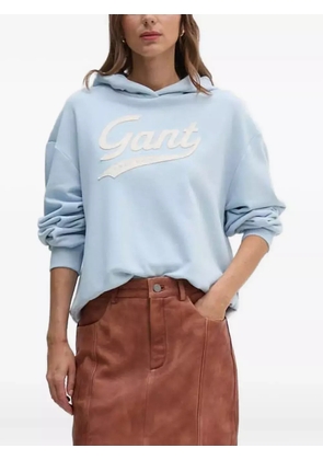 Gant logo hoodie - Blue