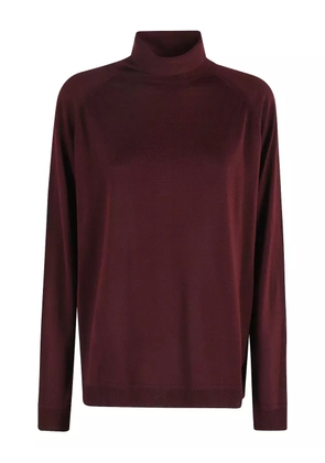 Department 5 Yugo roll-neck button-detail blouse - Red