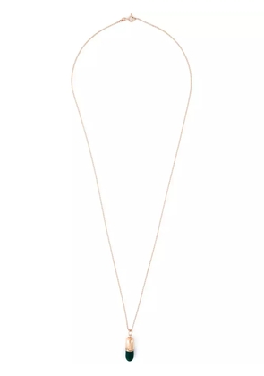 True Rocks large pill pendant necklace - Metallic