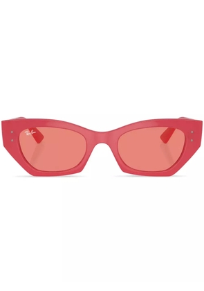 Ray-Ban Zena geometric-frame sunglasses - Red