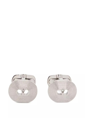 Valentino Garavani logo-detail cufflinks - Silver
