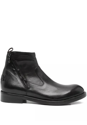LeQarant zip-fastening leather boots - Black