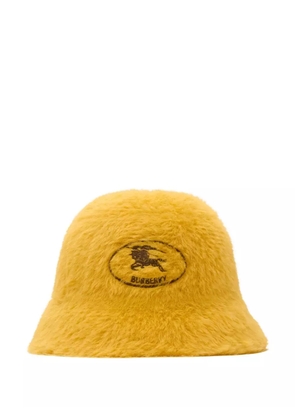 Burberry knight-embroidery bucket hat - Yellow