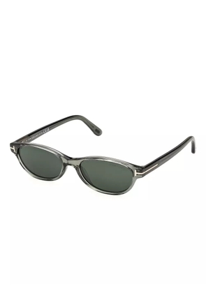 TOM FORD Eyewear oval-frame sunglasses - Grey
