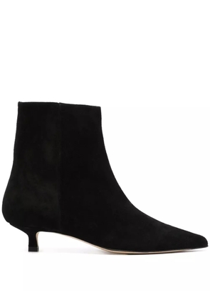 Aeyde Sofie 45mm suede boots - Black
