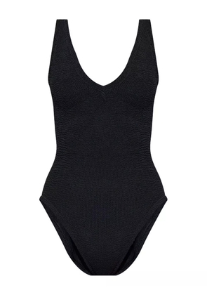 Hunza G Sadie seersucker swimsuit - Black
