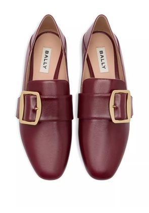 Bally leather loafers - Red