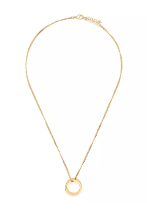 MM6 Maison Margiela Numeric Minimal Signature necklace - Gold