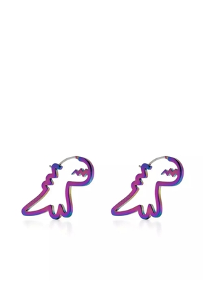 SPORT b. by agnès b. Dino-shape earrings - Multicolour