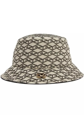Giuseppe Zanotti Pasqal monogram-pattern bucket hat - Black