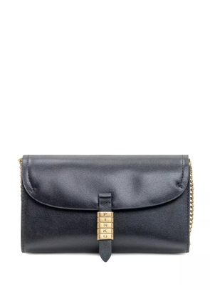 PINKO leather chain-strap shoulder bag - Black