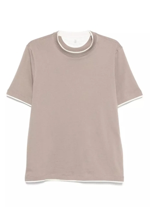 Brunello Cucinelli cotton T-shirt - Brown