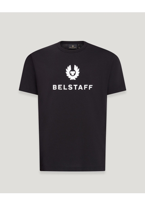 Belstaff Signature T-shirt Men's Cotton Jersey Black Size XS